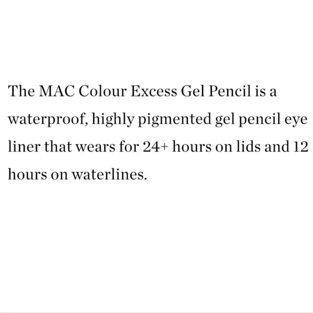 MAC Color Excess Gel Eyeliner in Gilt Struck (TAUPE BRONZE)